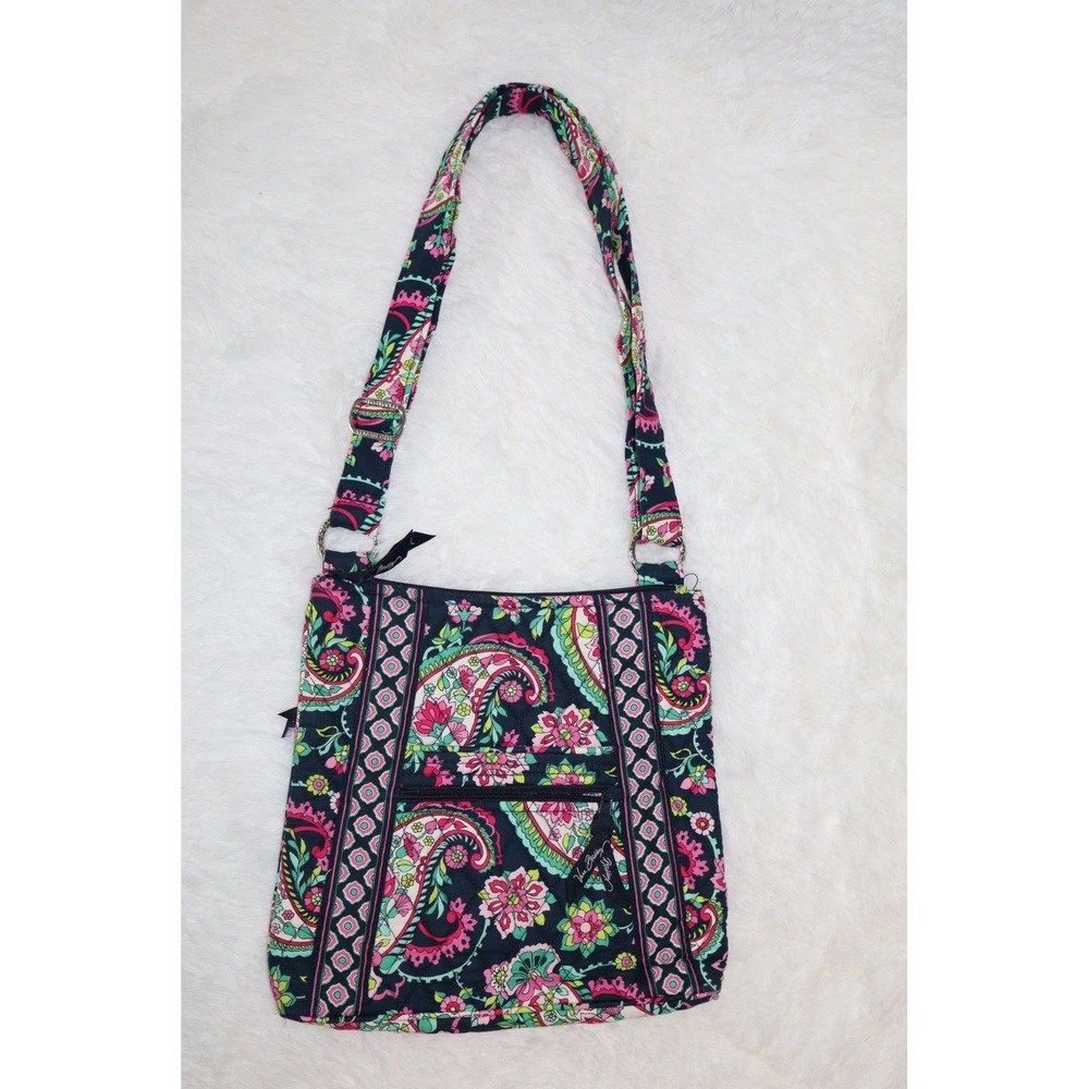 Vera Bradley Handbag "Petal Paisley" Quilted Crossbody Purse Retired